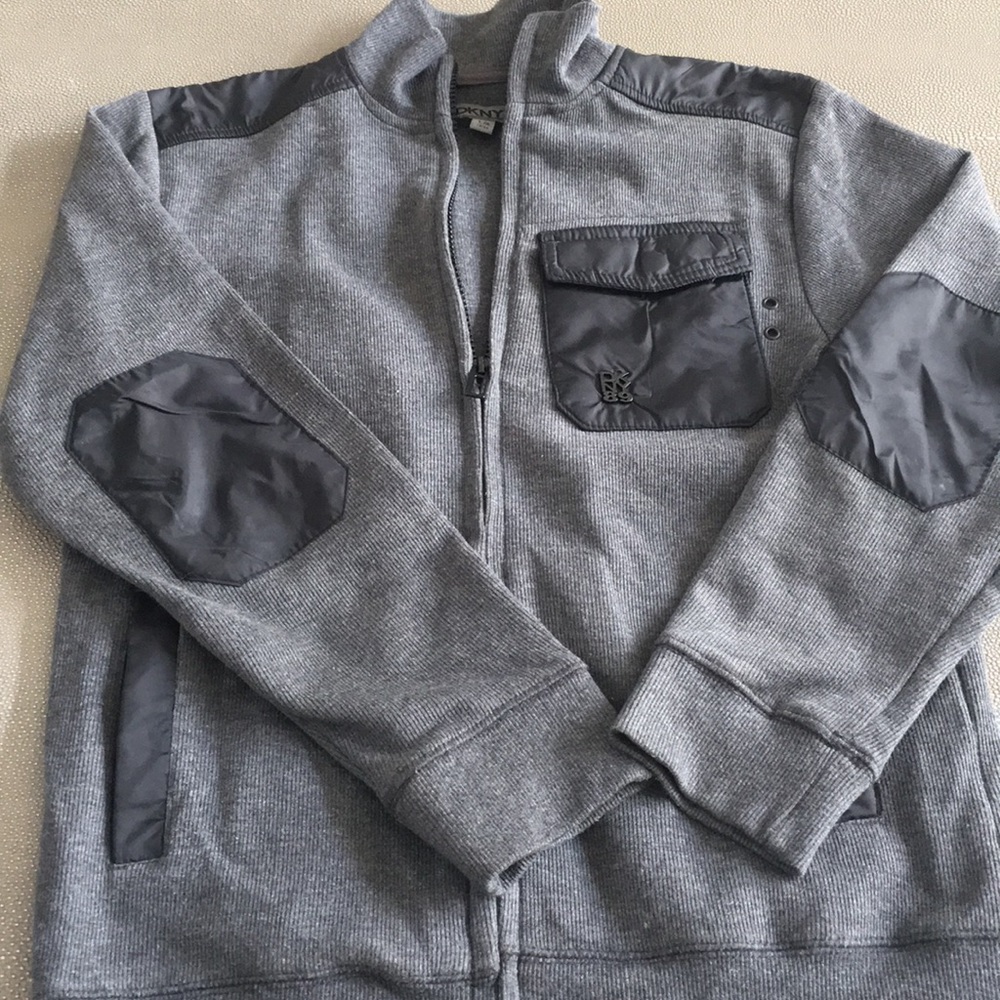 Really nice DKNY zip down sweater!